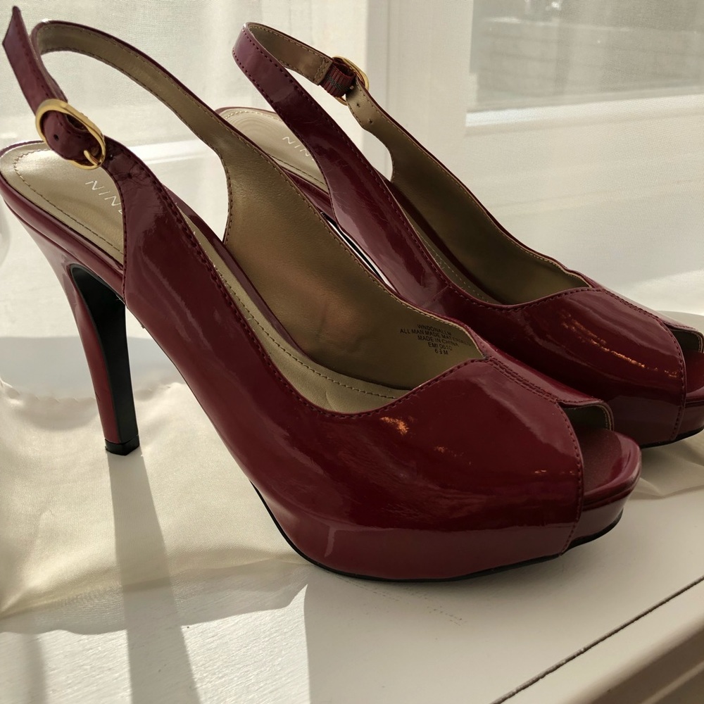 Nine West Peep Toe Platforms
